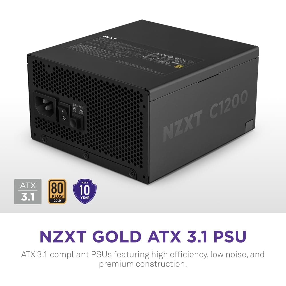 NZXT C1200 Gold ATX 3.1 PSU Review: 1200W Fully Modular Power Supply