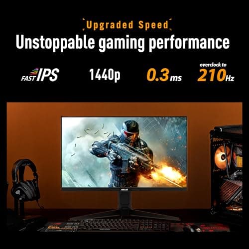 ASUS TUF VG27AQL5A Review UK (2026) - QHD 210Hz Fast IPS Gaming Monitor Verdict