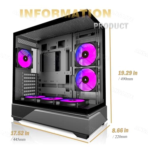 ANSAITE Mid Tower PC Gaming Case Review UK (2026) , Build Tested | VividRepairs