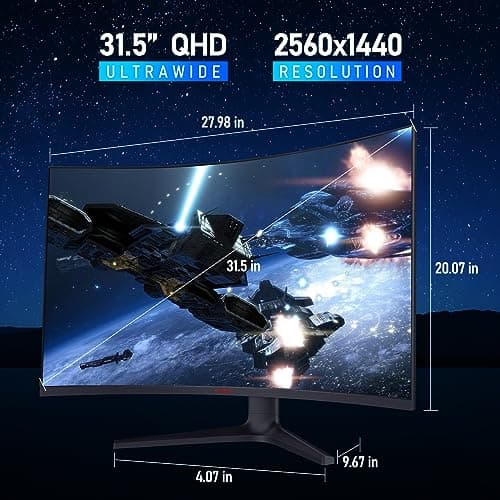 KOORUI 32 Inch Curved Gaming Monitor Review UK (2026) - QHD 1440p, 170Hz VA Panel Verdict