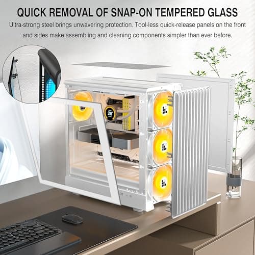 FOIFKIN K6 PC Case Review UK (2026) - 6 ARGB Fans, ATX Mid-Tower, Honest Verdict