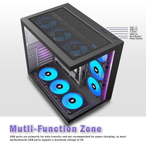 AMANSON H9 Mid-Tower Gaming PC Case Review UK (2026). Build