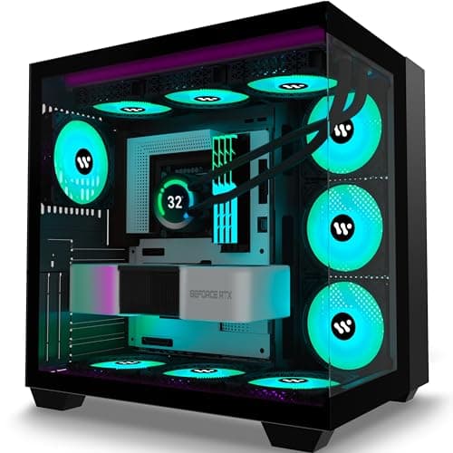 AMANSON H9 Mid-Tower Gaming PC Case Review UK (2026). Build