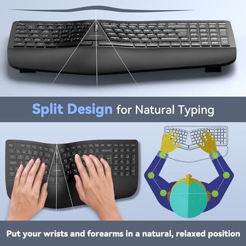 TECKNET Wireless Ergonomic Keyboard Review: Budget Split Board Worth It?