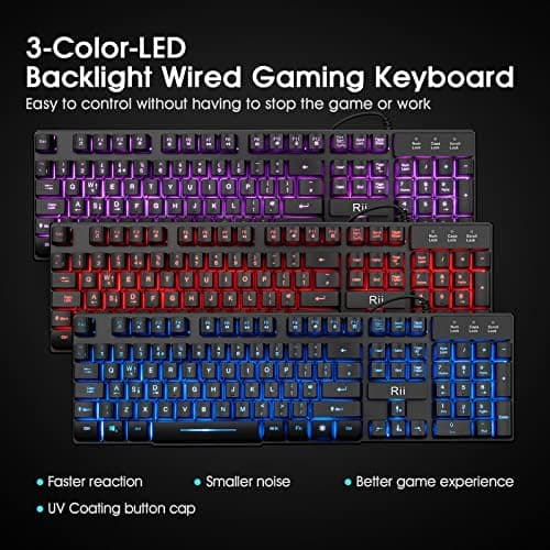 Rii RK108 Gaming Keyboard and Mouse Set Review UK 2026