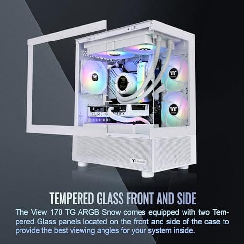 Thermaltake View 170 TG ARGB Snow Micro-ATX Case Review UK (2026) - The Honest Verdict