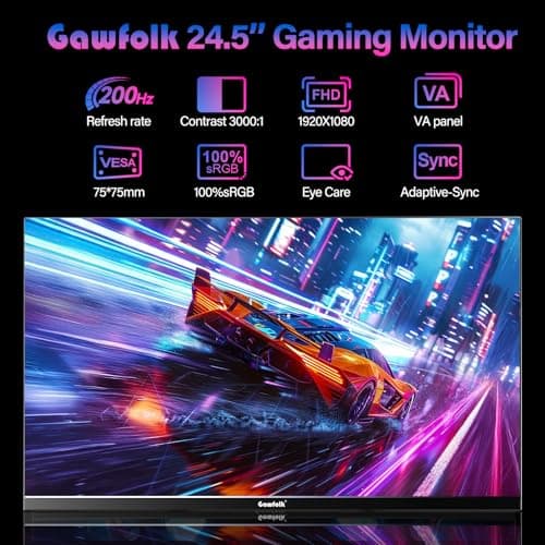 Gawfolk 24.5" 200Hz VA Gaming Monitor Review: Budget Panel Worth Buying?