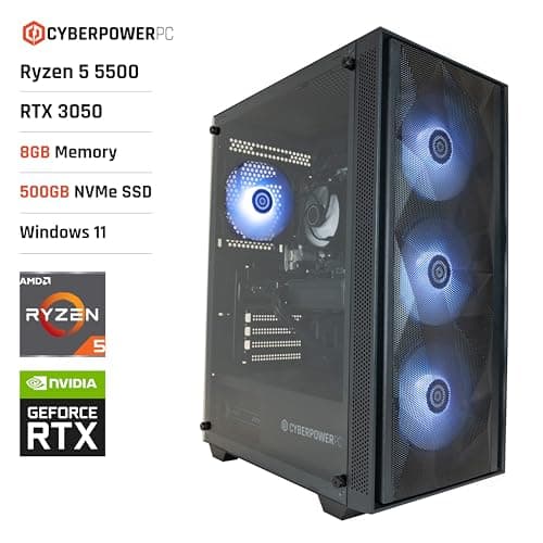 CyberPowerPC Regiment Gaming PC Review: Ryzen 5 5500 & RTX 3050