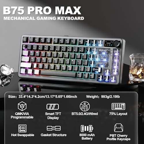 YUNZII B75 PRO MAX QMK/VIA Wireless Review UK 2026