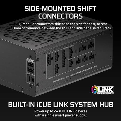 CORSAIR HX1000i SHIFT. Built-in iCUE LINK System Hub PSU Review