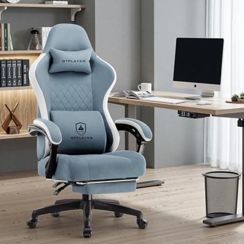 GTPLAYER Fabric Gaming Chair with Footrest Review UK (2026) - Comfort, Ergonomics & Value