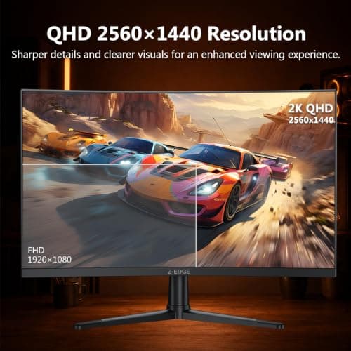 Z-Edge 27 Inch Curved Gaming Monitor 240Hz QHD Review: VA Panel Verdict