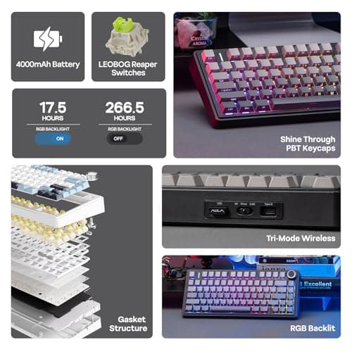EPOMAKER x Aula F75 Review: Gasket Mount Wireless Keyboard on a Budget