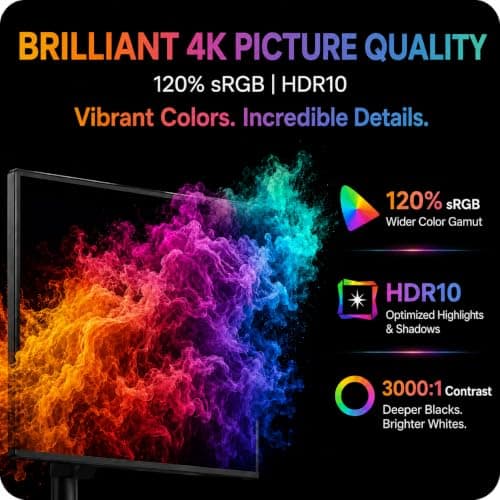 ZZA 32 Inch 4K Monitor Review UK (2026) - VA Panel, HDR10 & Real-World Value