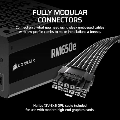 CORSAIR RM650e PSU Review: ATX 3