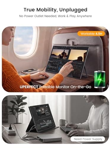 UPERFECT 15.6 Portable Monitor Review UK (2026) - Battery, Touch & Real-World Performance