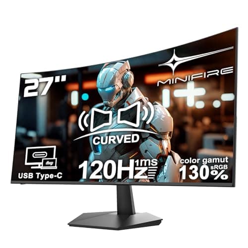 Minifire 27 Inch Curved Monitor Review UK (2026) - MF27C1 Specs, IPS Panel & Value