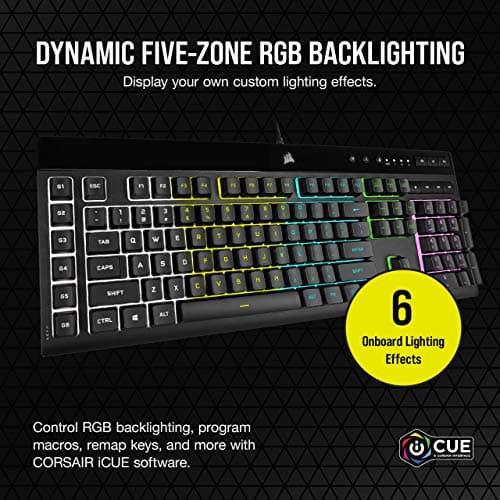 CORSAIR K55 RGB PRO Review: Membrane Gaming Keyboard with Macro Keys and IP42