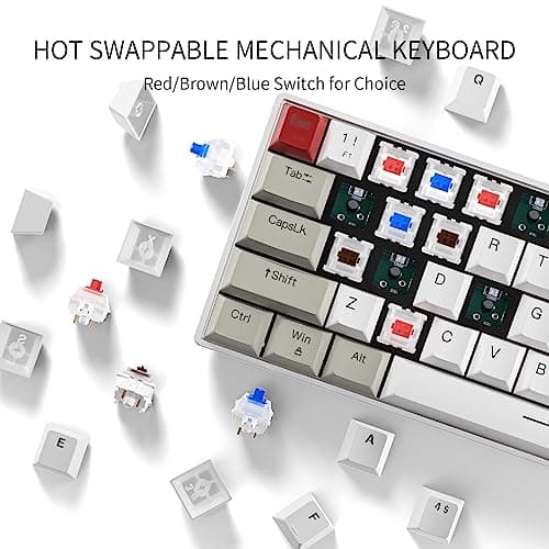 NEWMEN GM610 Review: Budget 60% Wireless Mechanical Keyboard with Hot-Swap