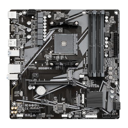 Gigabyte B550M K Motherboard Review 2026