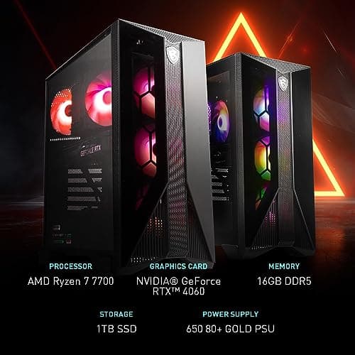 MSI Aegis Z2 Gaming Desktop (2024) Review: Ryzen 7 7700 + RTX 4060