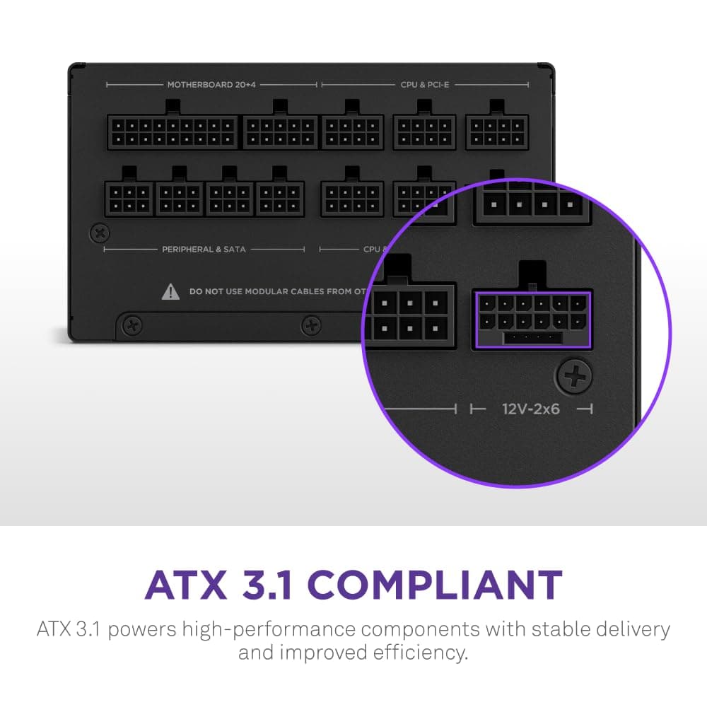 NZXT C1200 Gold ATX 3.1 PSU Review: 1200W Fully Modular Power Supply