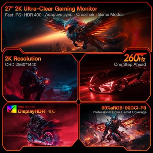 KOORUI 27-inch 1440p 260Hz Gaming Monitor Review UK 2026 - Specs, Image Quality & Value