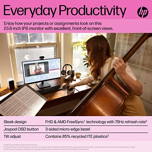HP V24ie G5 24 Inch Monitor Review UK (2026) - Specs, Image Quality & Value