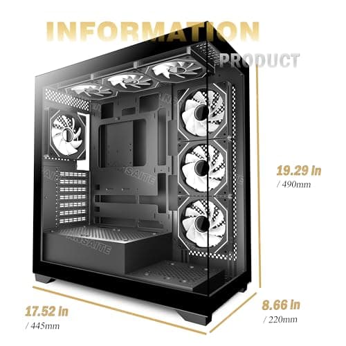 ANSAITE Mid-Tower PC Case Review UK (2026) - The Honest Verdict