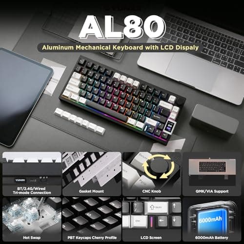 YUNZII AL80 Wireless Mechanical Keyboard Review: Is It Worth It?