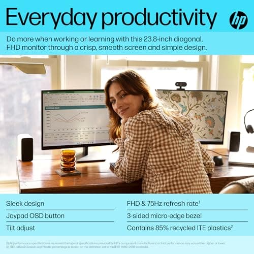 HP V24v G5 24 Inch Monitor Review UK (2026) - VA Panel, Contrast & Value Verdict