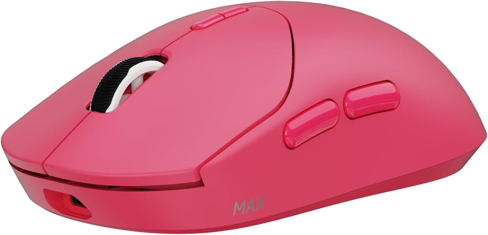 Rapoo VT2 MAX Wireless Gaming Mouse, True 8K Wireless Polling Rate, 53g Lightweight, Up to 750 Hr Battery, Nordic nRF54L15 MCU, 120-Million Optical Switch, 10 Programmable Buttons, Macro Enabled