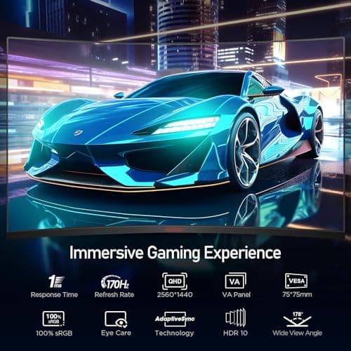 KOORUI 32 Inch Curved Gaming Monitor Review UK (2026) - QHD 1440p, 170Hz VA Panel Verdict