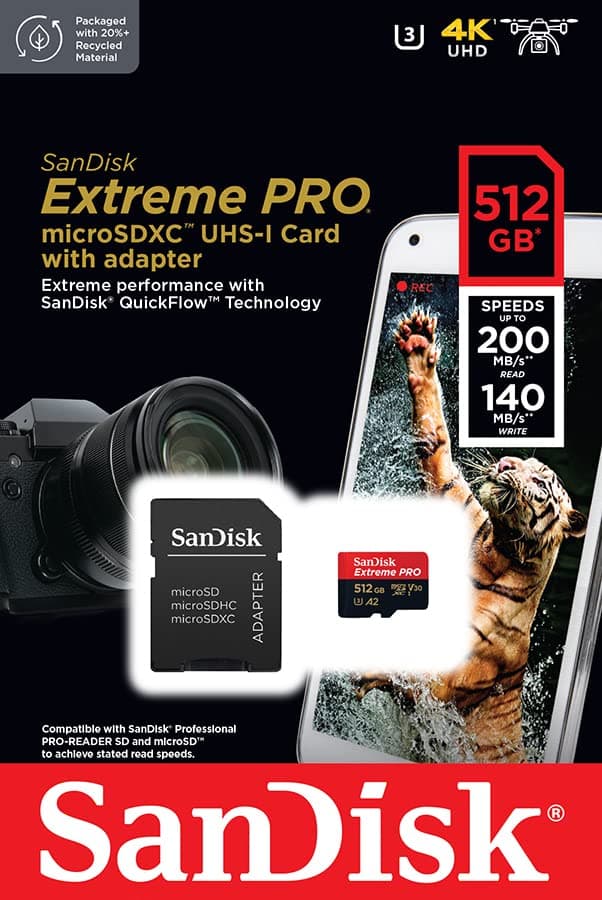 SanDisk 512GB Extreme PRO microSDXC card Review UK 2026