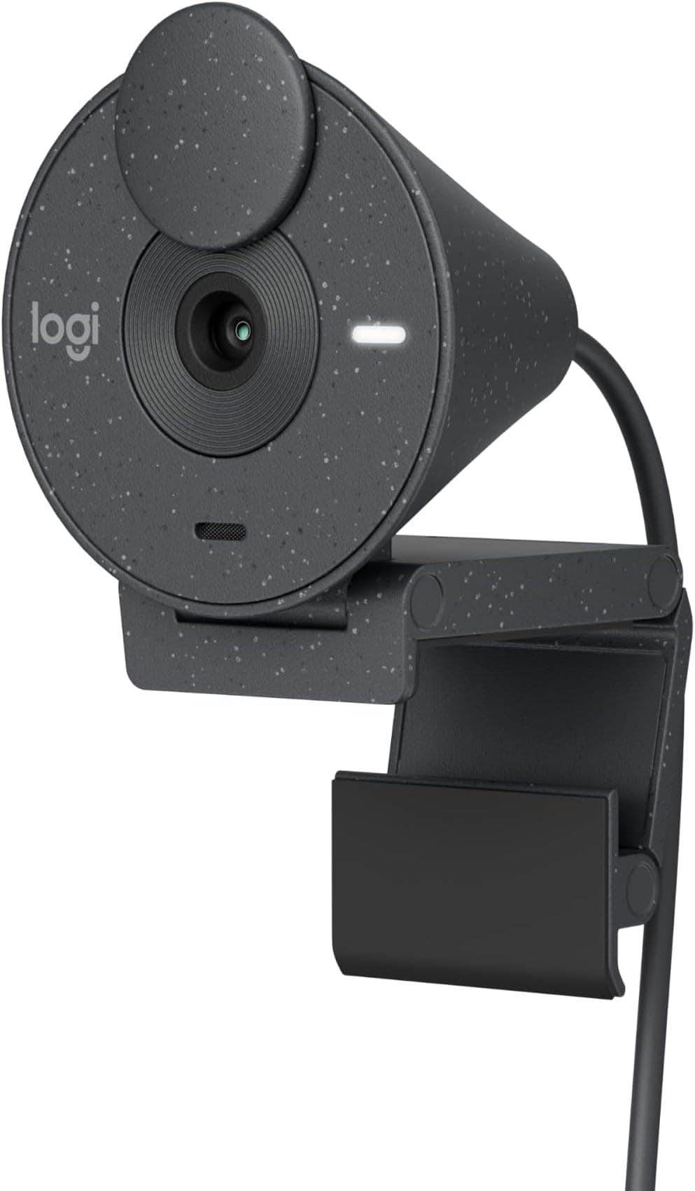 Logitech Brio 300 Full HD Webcam With Privacy Shutter, Noise Reduction Microphone, USB-C, Ceritified Zoom, Microsoft Teams, Google Meet, Auto Light Correction, Streaming Webcam - Graphite