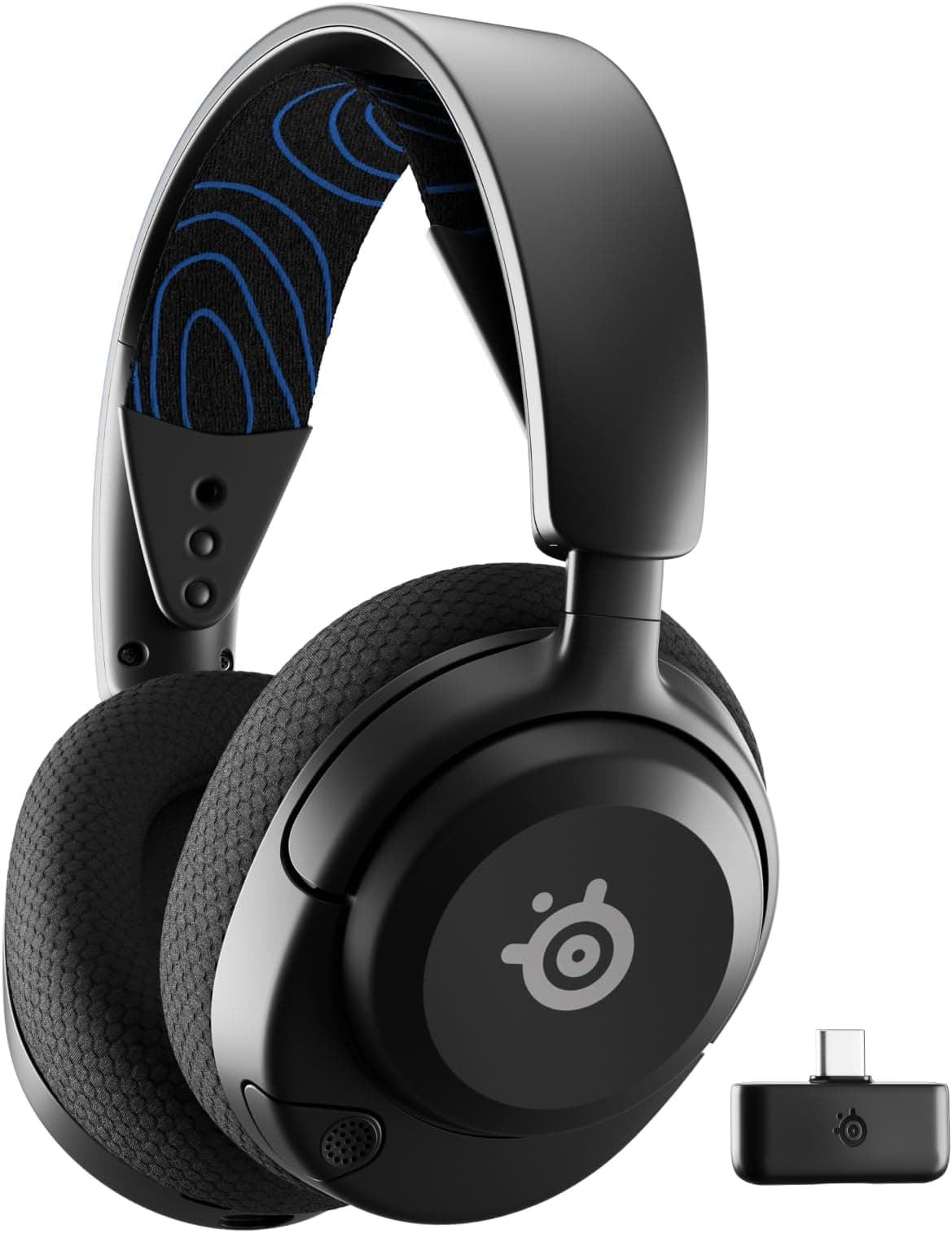 SteelSeries Arctis Nova 5P Wireless - PS5 Gaming Headset - 100+ Audio Presets via App - Neodymium Magnetic Drivers - 60H Battery - 2.4GHz/BT - ClearCast Gen2.X Mic - Supports PS4, PC, Mobile