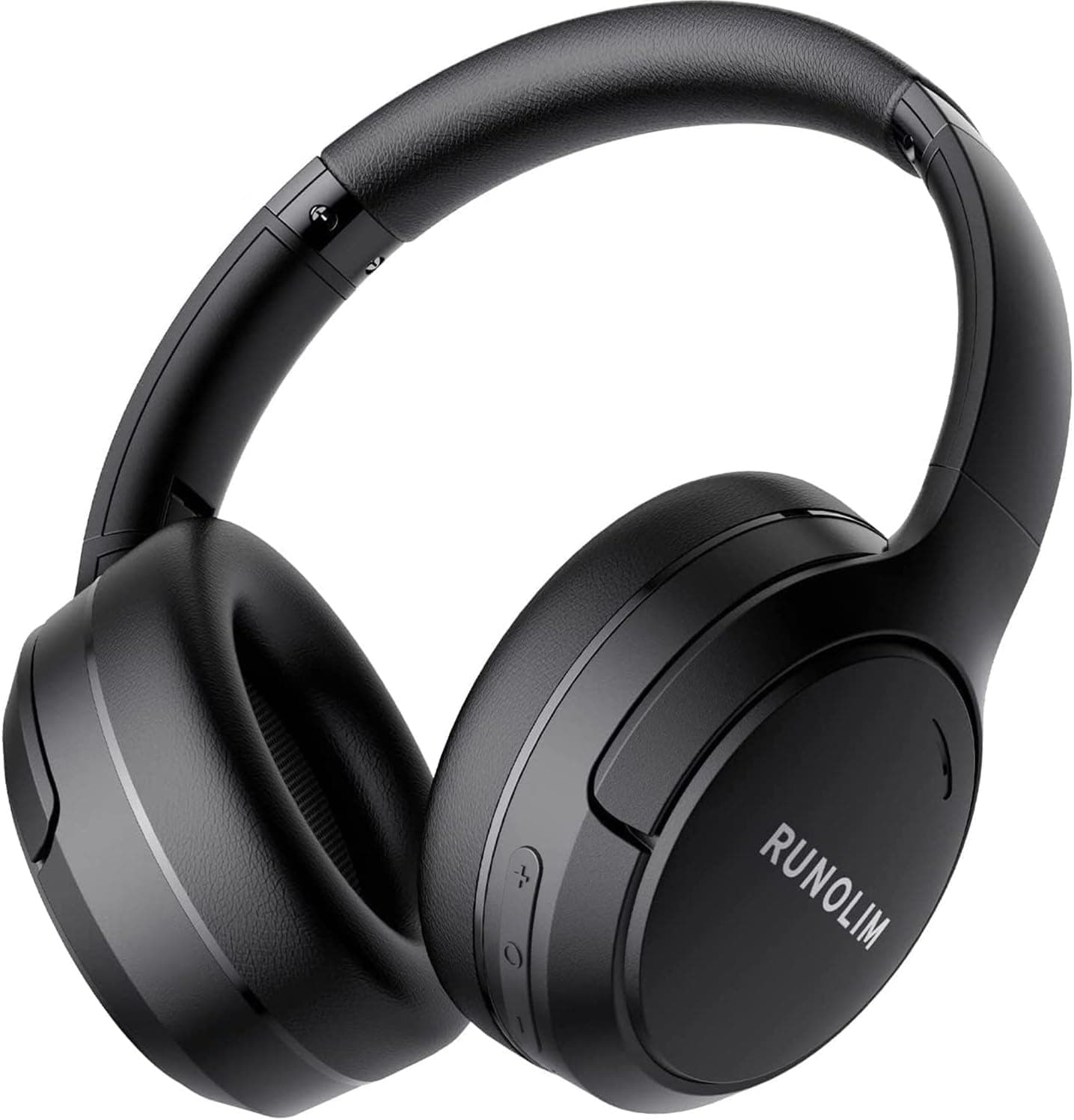 RUNOLIM Hybrid Active Noise Cancelling Headphones, Wireless Bluetooth Headphones with Microphone, 70H Playtime, Foldable Wireless Headphones Over Ear with HiFi Audio, Deep Bass for Home Travel Office