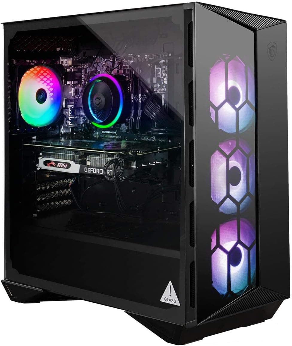 MSI Aegis R (Tower) Gaming Desktop, Intel Core i7-10700F, GeForce RTX 3060, 16GB Memory, 1TB SSD, WiFi 6, USB Type-C, VR-Ready, Windows 10 Home Adv. (10TC-087US)