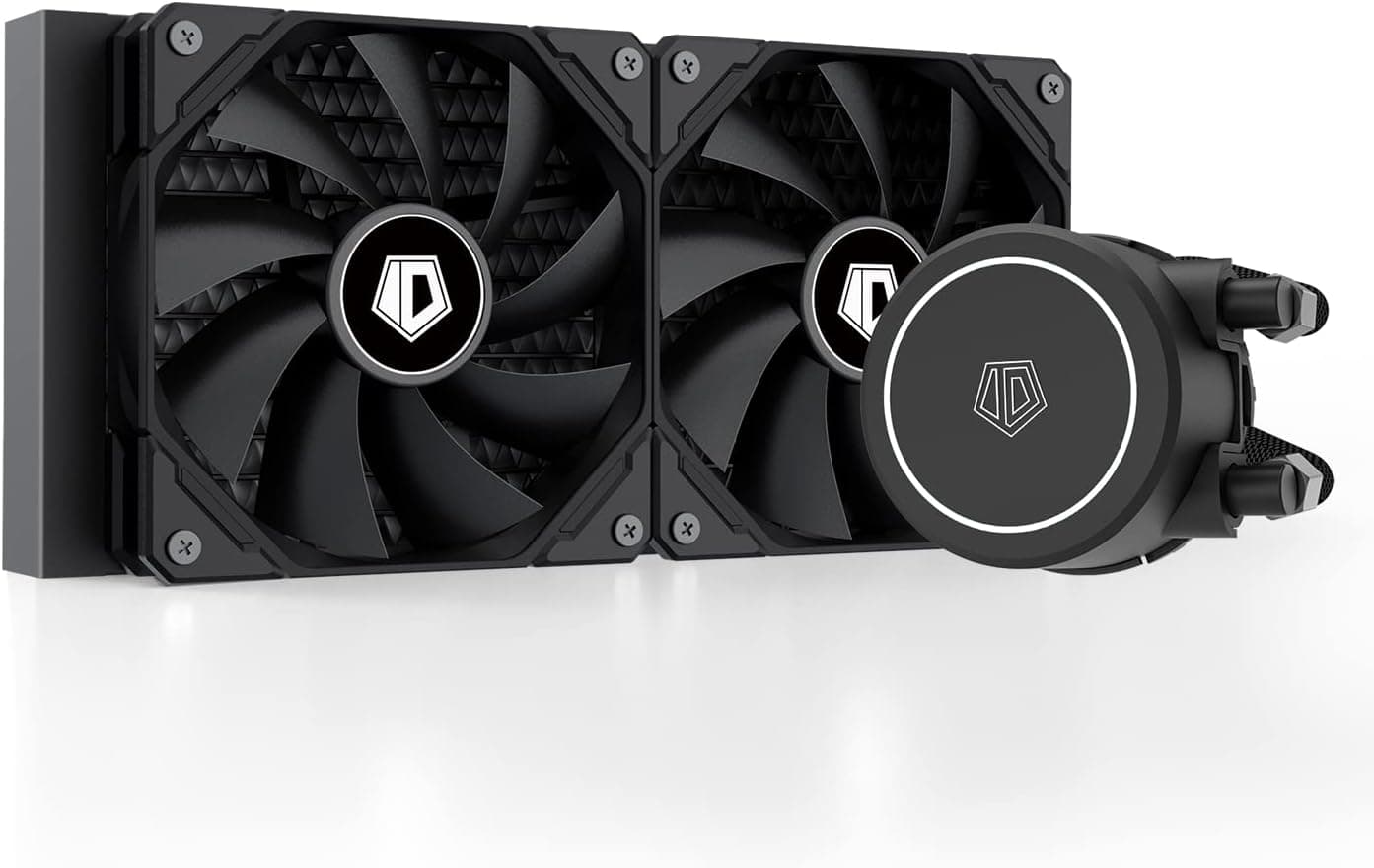 ID-COOLING FROSTFLOW X 240 CPU Water Cooler AIO Cooler 240mm CPU Liquid Cooler White LED 2x120mm PWM Fans, Intel 1700/1200/115X, AMD AM5/AM4, Black