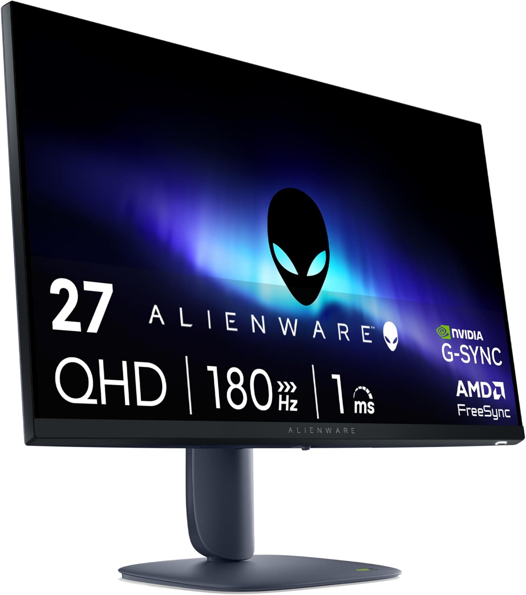 Alienware 27 Gaming Monitor AW2725DM, QHD Fast IPS, 180Hz, 1ms, G-SYNC