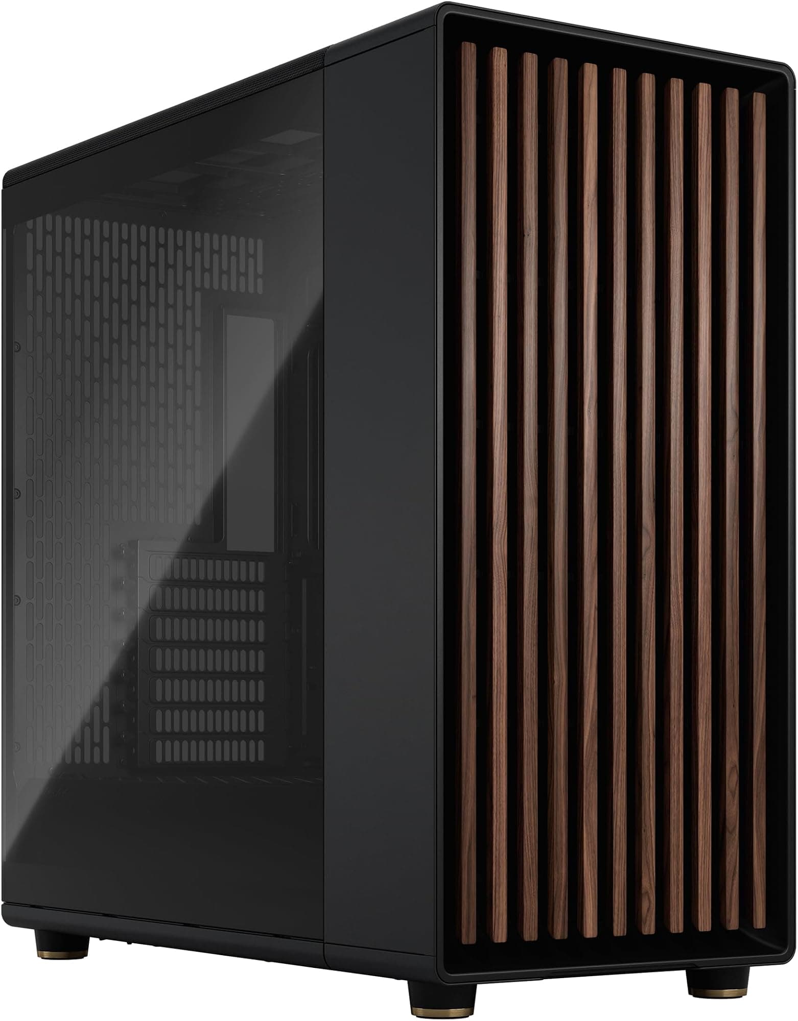Fractal Design North XL Charcoal Black TG- three 140mm Aspect PWM fans included- Type C USB- EATX airflow full tower PC gaming case