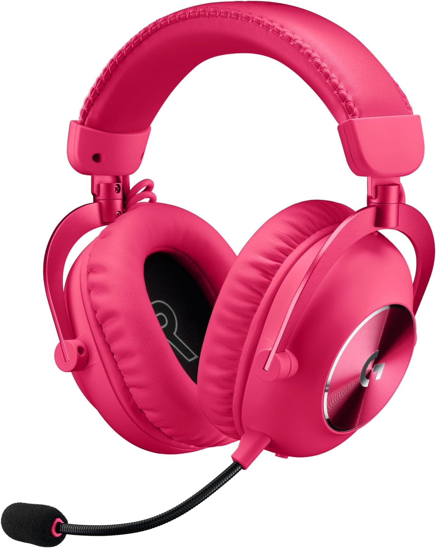 Logitech G PRO X 2 Lightspeed Wireless Gaming Headset, Detachable Boom Mic, 50mm Graphene Drivers, DTS: X Headphone 2.0—7.1 Surround, Bluetooth/USB/3.5mm Aux, for PC, PS5, PS4, Nintendo Switch - White
