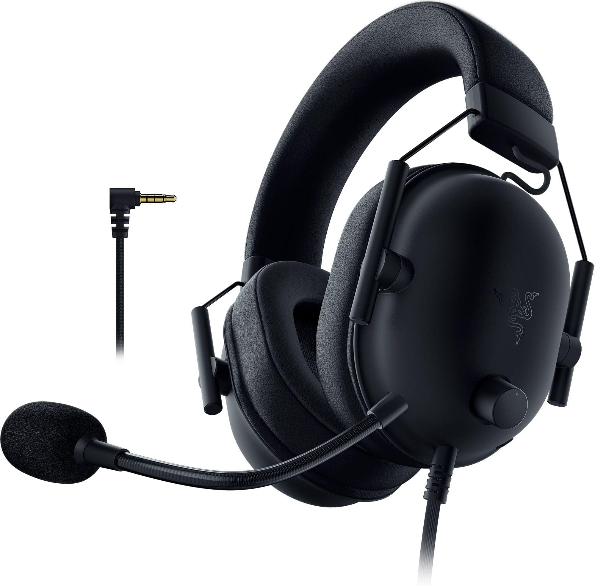 Razer BlackShark V2 X (PlayStation) - Wired e-sports headset for PlayStation 5 console (250g, cardioid microphone, 50mm drivers, passive noise cancellation, 3.5mm jack) Quartz