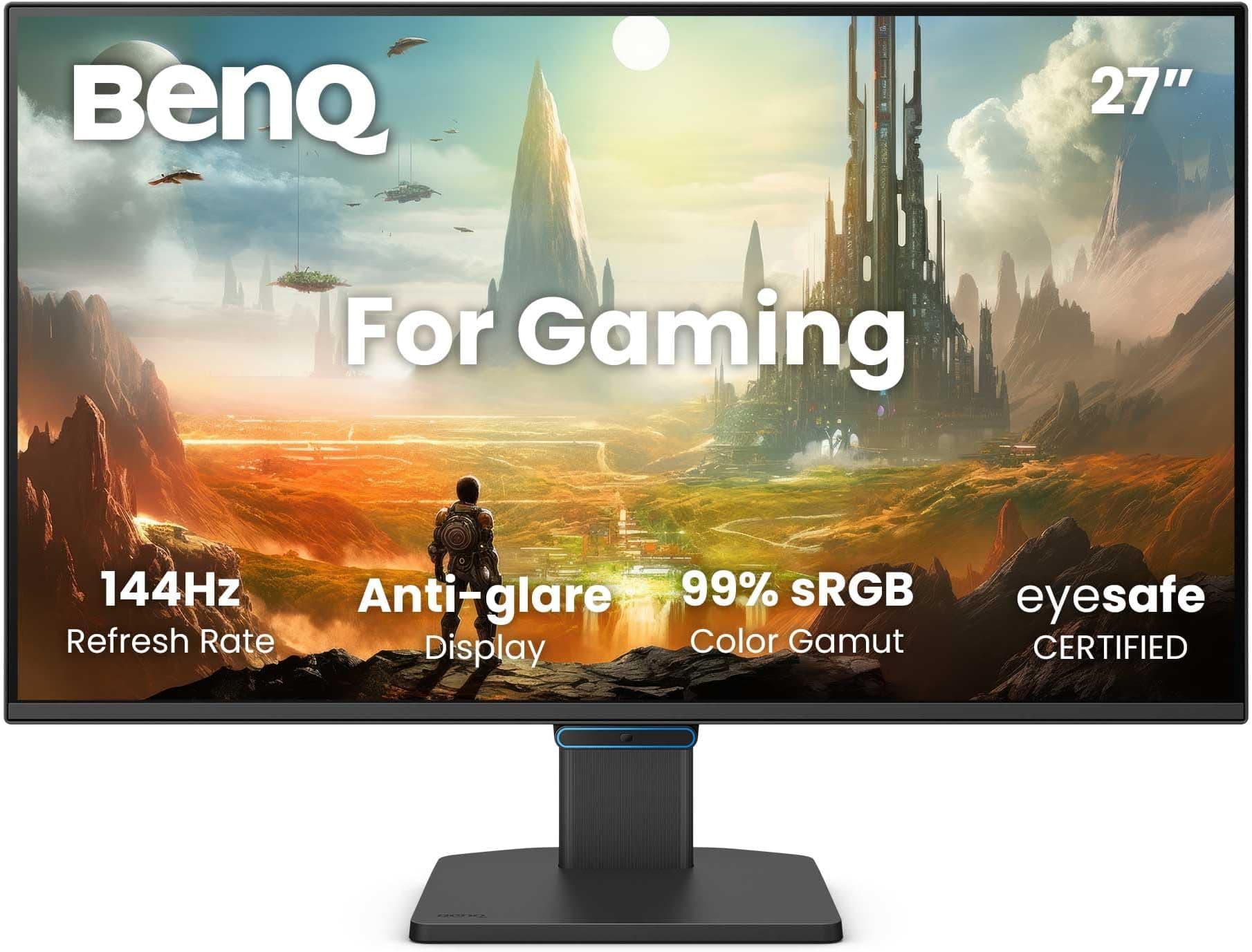 BenQ GW2790CE 27" 1080p FHD 144Hz IPS Eye-Care Home Office Monitor, USB-C, 1080x1920, Visual Optimizer, Flicker-free, Low Blue Light, Ultra Slim Bezel, TUV-Certified, Eye-CareU