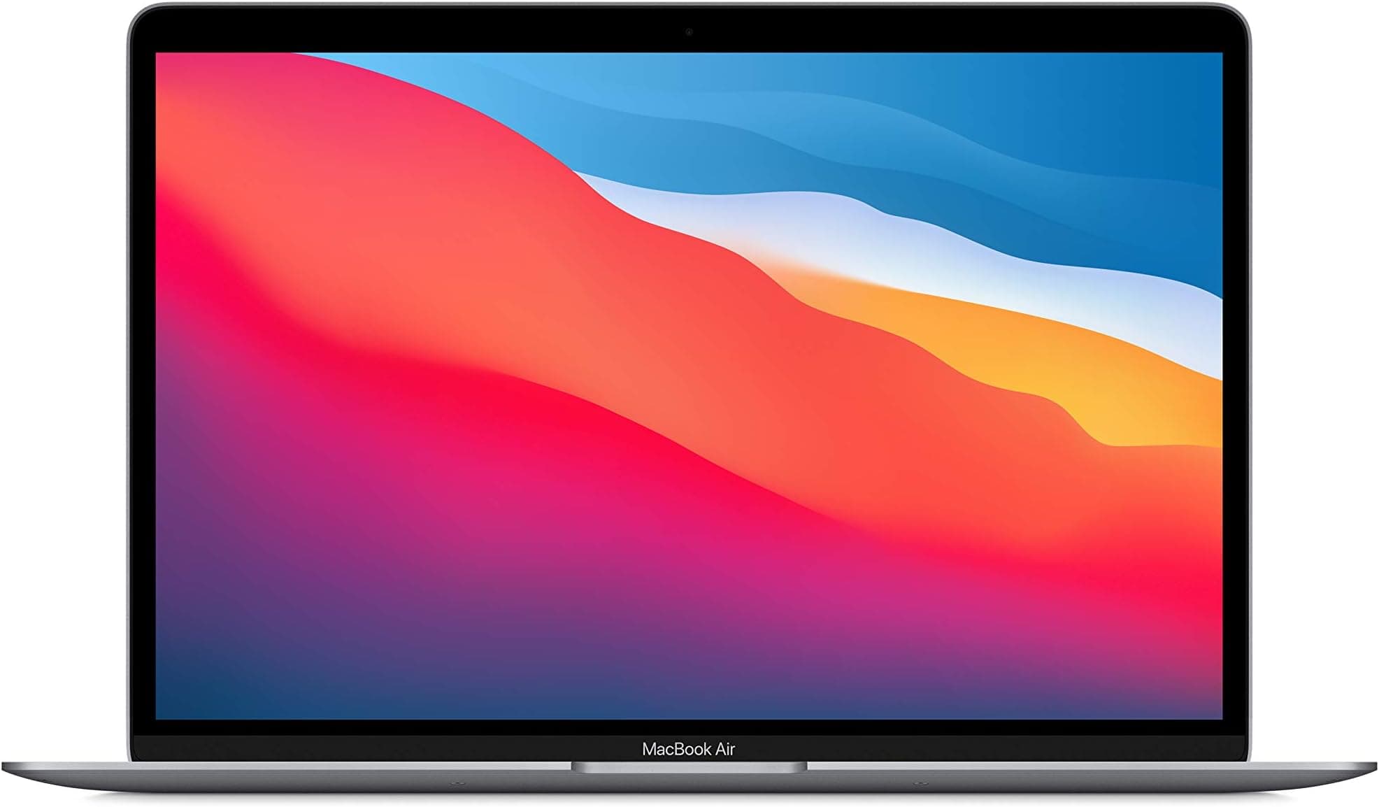 Apple MacBook Air Laptop: Apple M1 Chip, 13” Retina Display, 8GB RAM, 256GB SSD Storage, Backlit Keyboard, FaceTime HD Camera, Touch ID; Space Grey