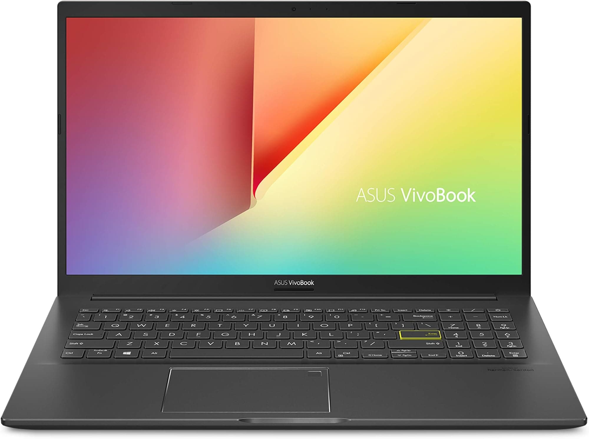 ASUS VivoBook 15 S513 Thin and Light Laptop, 15.6” FHD Display, AMD Ryzen 5 5500U Processor, Radeon graphics, 8GB DDR4 RAM, 512GB PCIe SSD, Fingerprint, Windows 10 Home, Indie Black, S513UA-DS51