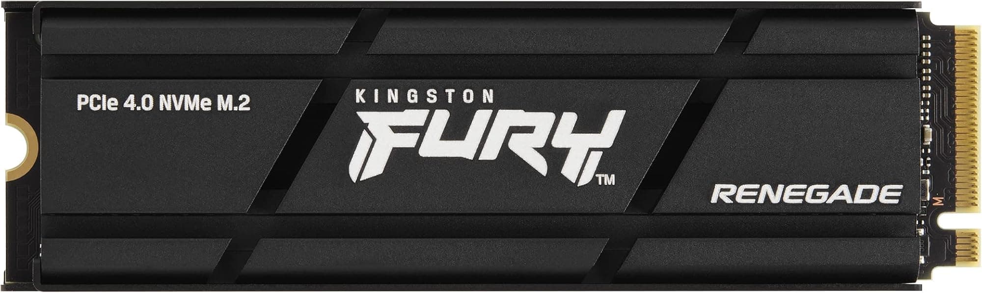 Kingston FURY Renegade 2000G PCIe 4.0 NVMe SSD W/ HEATSINK For gamers, enthusiasts and high-power users - SFYRDK/2000G