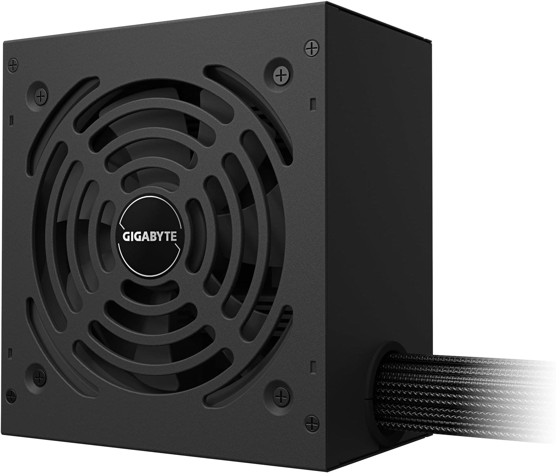 Gigabyte P650G PG5 80 Plus Gold 650w PCIe 5.1 Power Supply Unit, ATX 3.1, 12VHPWR GPU Connector, 120mm Fan, Flat Cables, 5 Year Warranty