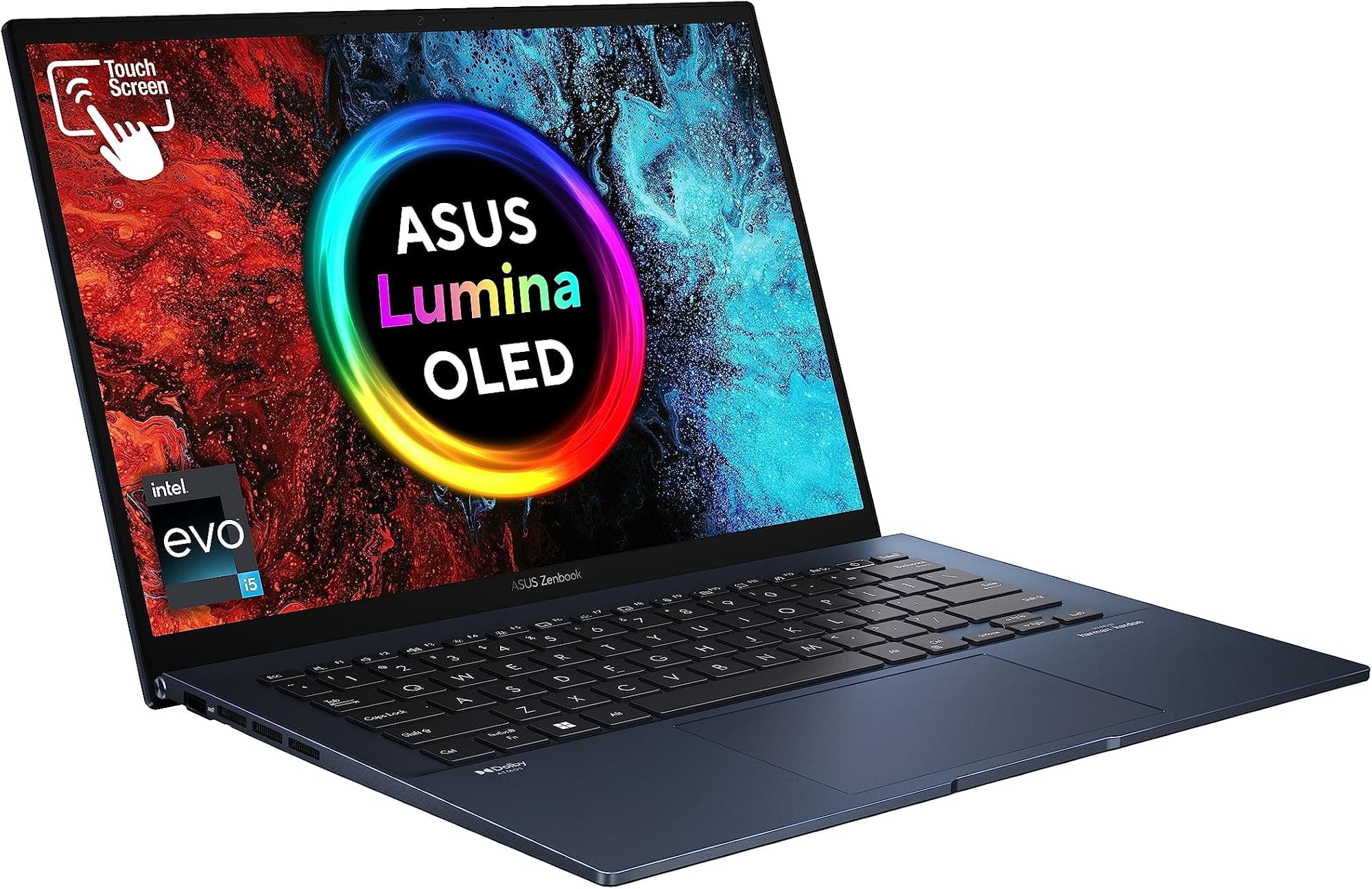 ASUS Zenbook 14 OLED UX3402ZA 14.0" 2.8K Touchscreen 90Hz Laptop (Intel i5-1240P, 16GB RAM, 512GB SSD, Windows 11, 400nits 90Hz screen) Intel EVO Certified