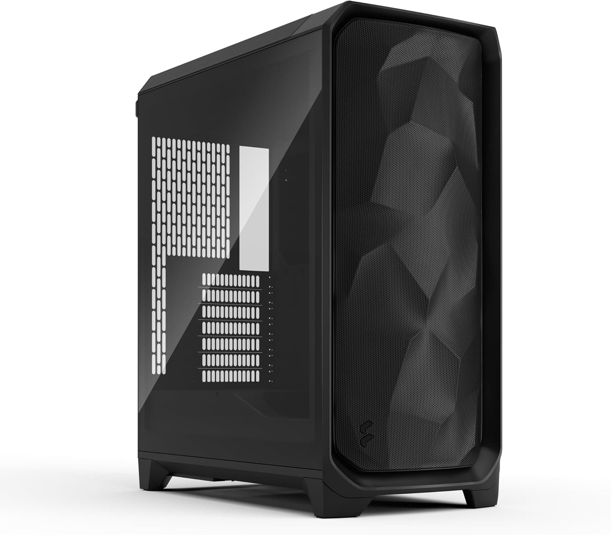 Fractal Design Meshify 3 Black Tempered Glass Light Tint - High Airflow PC Gaming Case - Mesh Front Panel - Three Momentum 14 Fans Included - Clean Interior